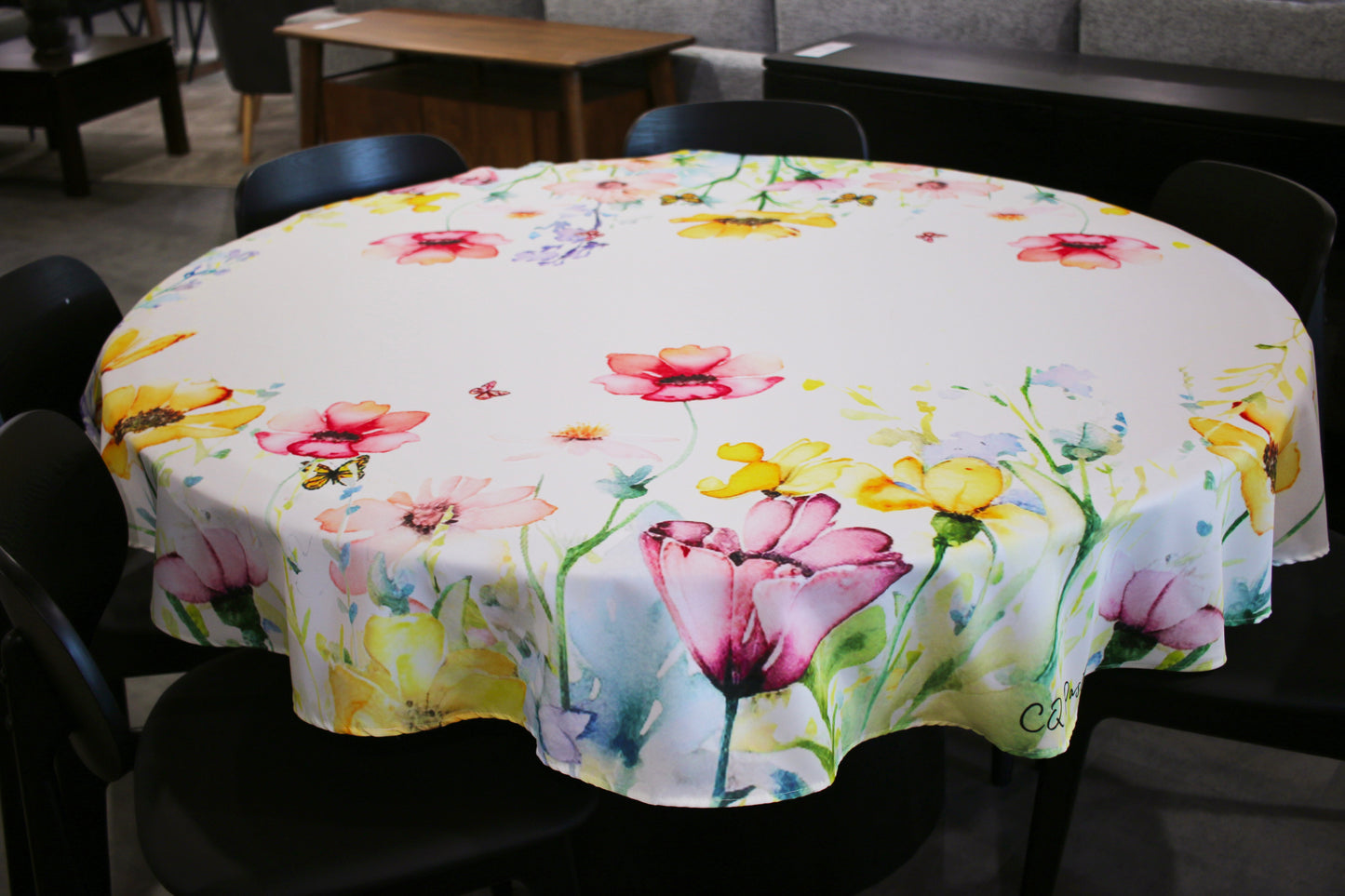 CQ POPPY TABLECLOTH