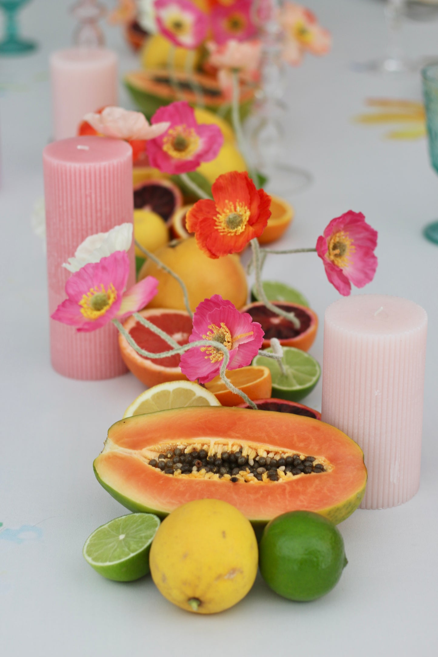CQ POPPY TABLECLOTH