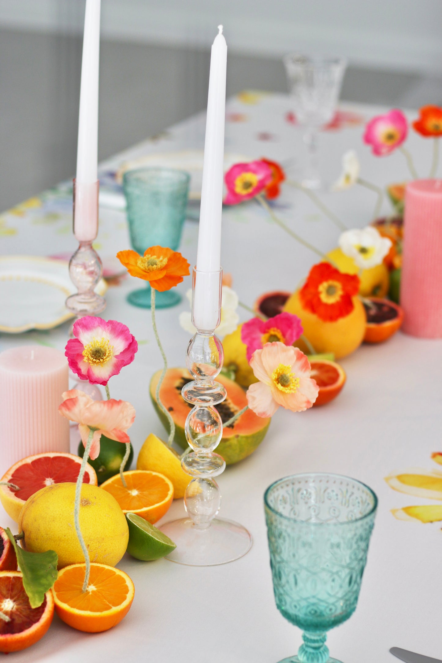 CQ POPPY TABLECLOTH