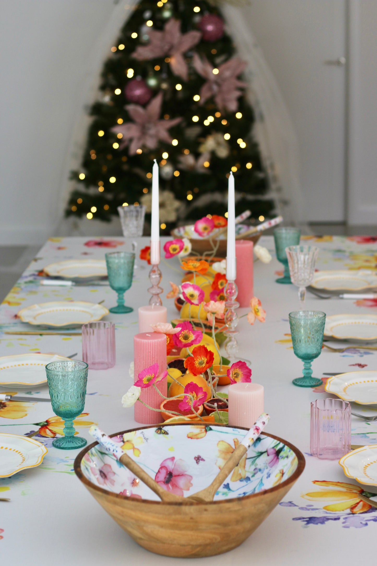 CQ POPPY TABLECLOTH