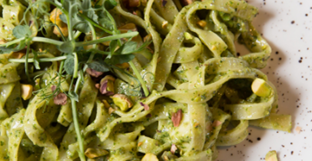 Pistachio Pesto Tagliatelle