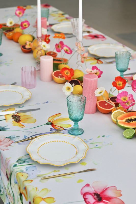 CQ POPPY TABLECLOTH