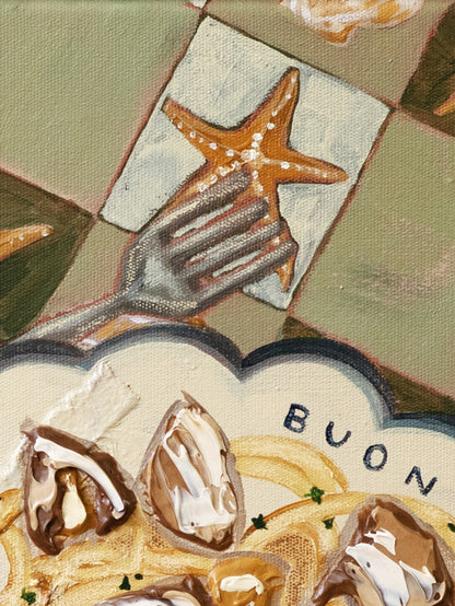 Pasta by the Sea- ORIGINAL PAINTING by Marissa Lico