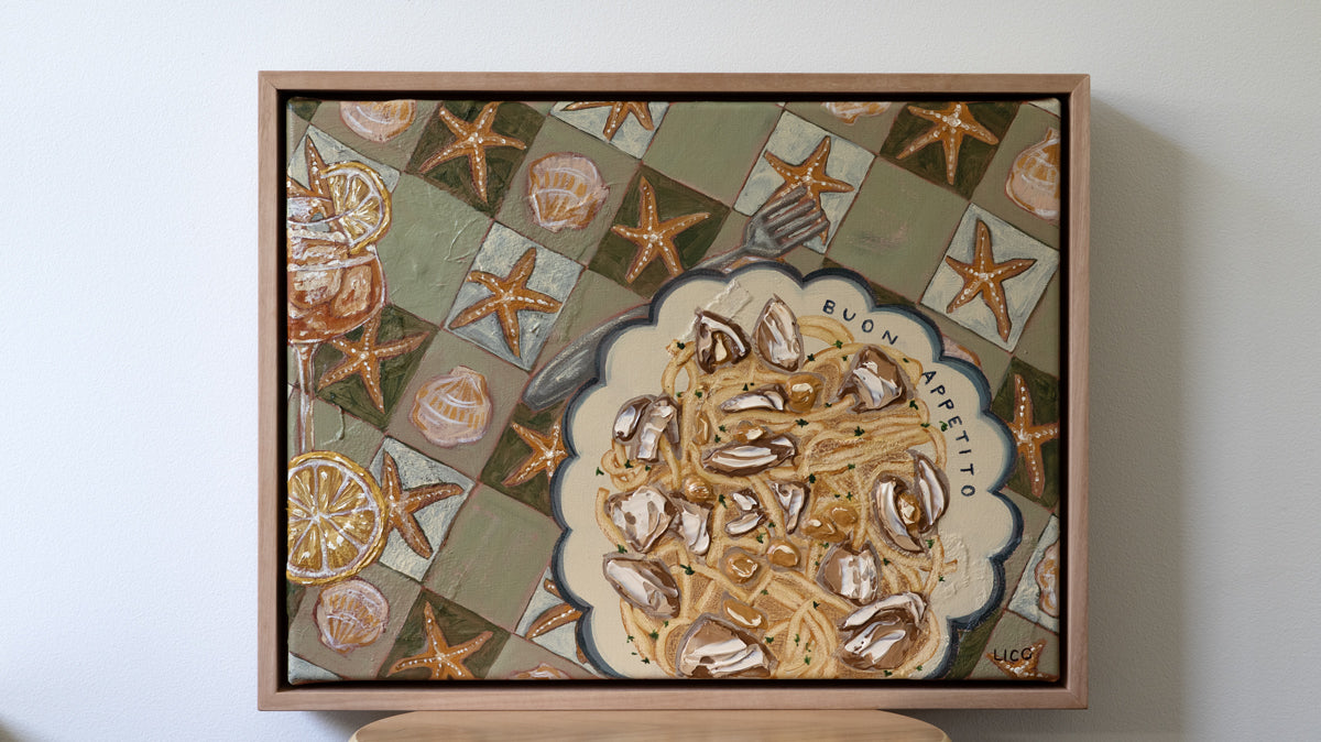 Pasta by the Sea- ORIGINAL PAINTING by Marissa Lico