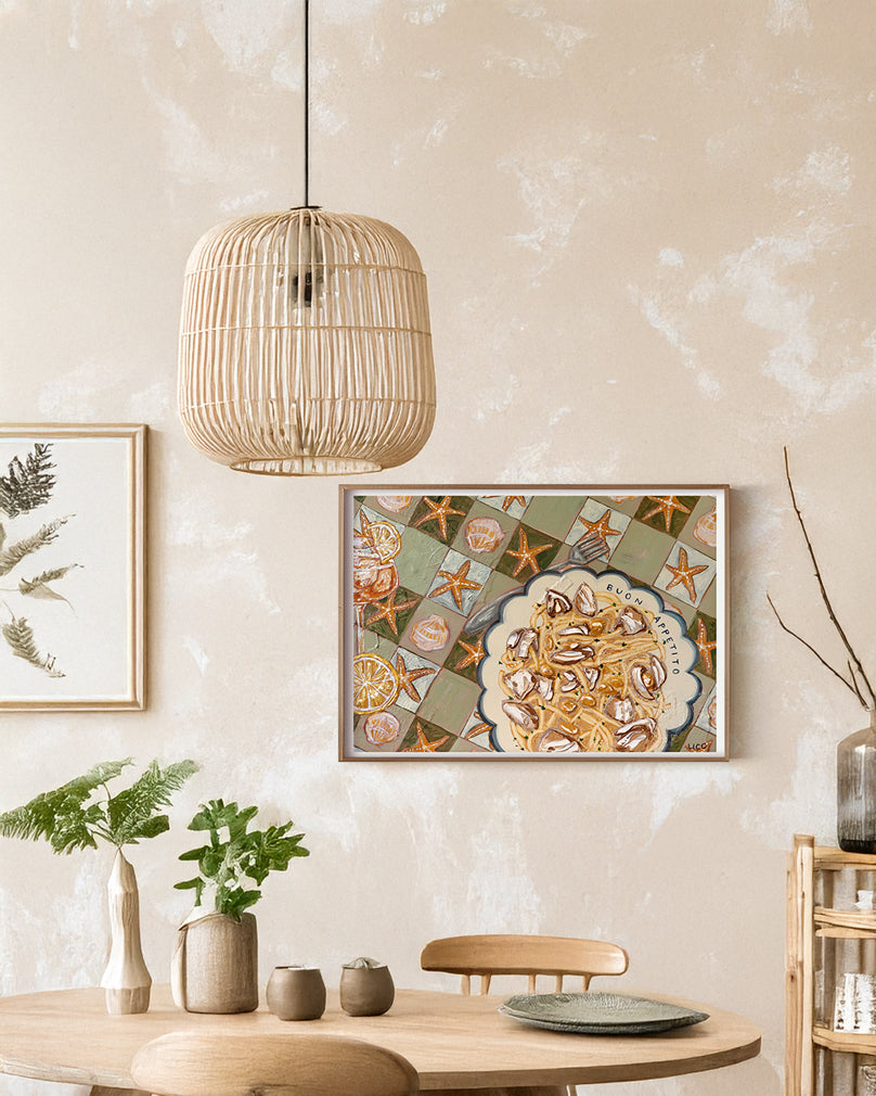 Pasta by the Sea- ART PRINT by Marissa Lico